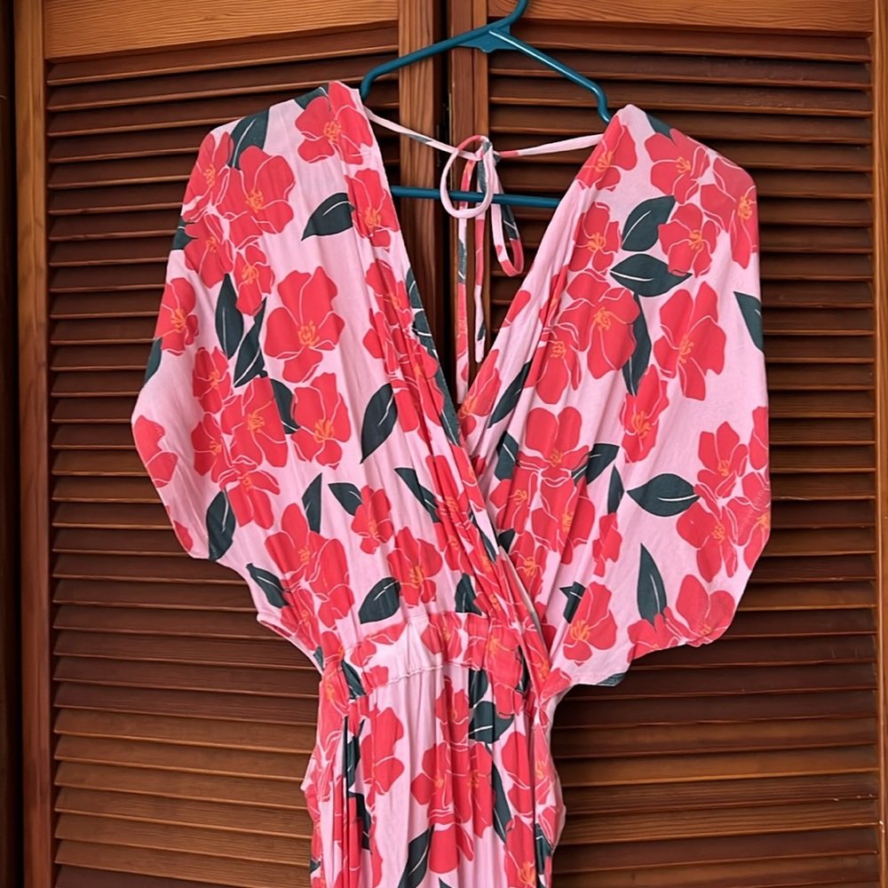 Ava Sky Faux Wrap Dress - Picture 5 of 7